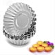 thumbnail image 4 of 80PCS Silver Tone Aluminum Egg Tart Mold Mould Makers, 4 of 5