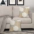 thumbnail image 3 of Brown White Pillow Covers 16x16 Set of 2 Boho Gray Polka Dot Throw Pillows Modern Trendy Print Decorative Outdoor Farmhouse Pillowcase Cushion Cover Linen Pillow Case Decor for Home Sofa Couch Bed, 3 of 6