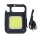 thumbnail image 1 of Linternas pequeñas COB Destacan 3 modos de iluminación Luz de llavero COB Luz de emergencia portátil con carga USB y parte posterior magnética, 1 of 15