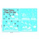 thumbnail image 5 of Calcomanía de ventana de Navidad, pegatinas de copo de nieve de Papá Noel, pegatinas de pared de invierno para habitaciones de niños, Kits de decoración para fiestas Świąteczne Miasto Śniegu Bearachild HA2105-03, 5 of 6