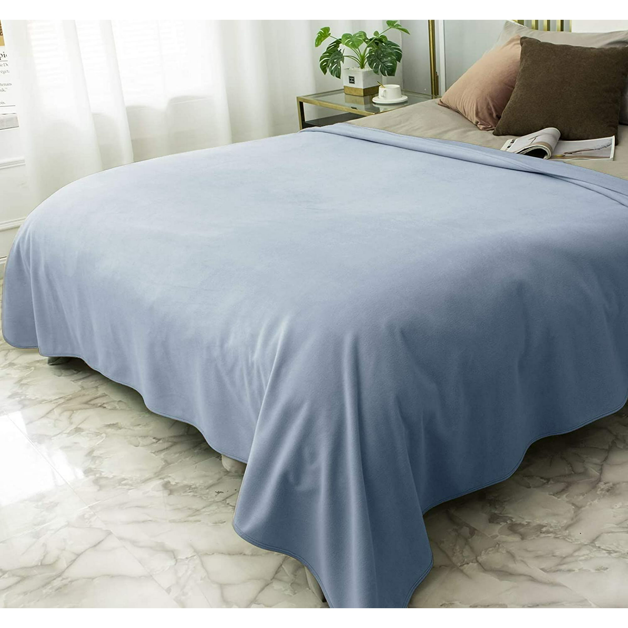 HTAIGUO Couverture imperméable pour chien pour canapé-lit 177,8 x 228,6 cm,  housse de lit réversible en microfibre pour grands chiens, chiots 