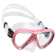 thumbnail image 2 of Cressi Pegaso Mask and Iguana Dry Snorkel Junior Combo - Clear/Pink, 2 of 2