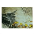 thumbnail image 2 of Eiffel Tower Cutting Board, Falling Leaves in Romantic Love Autumn Season Print Art, Decorative Tempered Glass Cutting and Serving Board, Large Size, Beige Charcoal Grey, by Ambesonne, 2 of 5