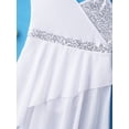 thumbnail image 6 of Alvivi Kids Girls Pure Color V Neck Chiffon Dance Dress 4-14, 6 of 7