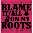 thumbnail image 2 of Blame It On My Roots Country Music Hoodie Sweatshirt Women Men Brisco Brands M, 2 of 6