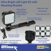 Ultimaxx 4K Ultra HD 42MP Camcorder Video Vlog Camera with LED Light Bundle