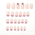 thumbnail image 1 of Plum Color False Nails Chip-Proof Smudge-Proof Fake Nails for Dance Parties Weekend Trips Jelly Glue, 1 of 8