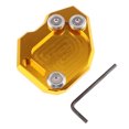 thumbnail image 1 of almohadilla de extensión para soporte lateral para f800gs 2008-2015 dorado oro Sunnimix Almohadilla de soporte de pie para motocicleta, 1 of 7