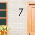 thumbnail image 5 of Dvruxg Modern Floating House Numbers for Outside, Large Black Shadow Home Number with Nails Kit & Template, Easy to Be Mounted for Exterior House Address, Garage Gate, Street, Farmhouse, 5 of 5