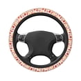 thumbnail image 3 of Gaeub Firefighter Icons Breathable Stretch Elastic Steering Wheel Cover, Cool in Summer and Warm in Winter, Universal 15 inch, 3 of 8
