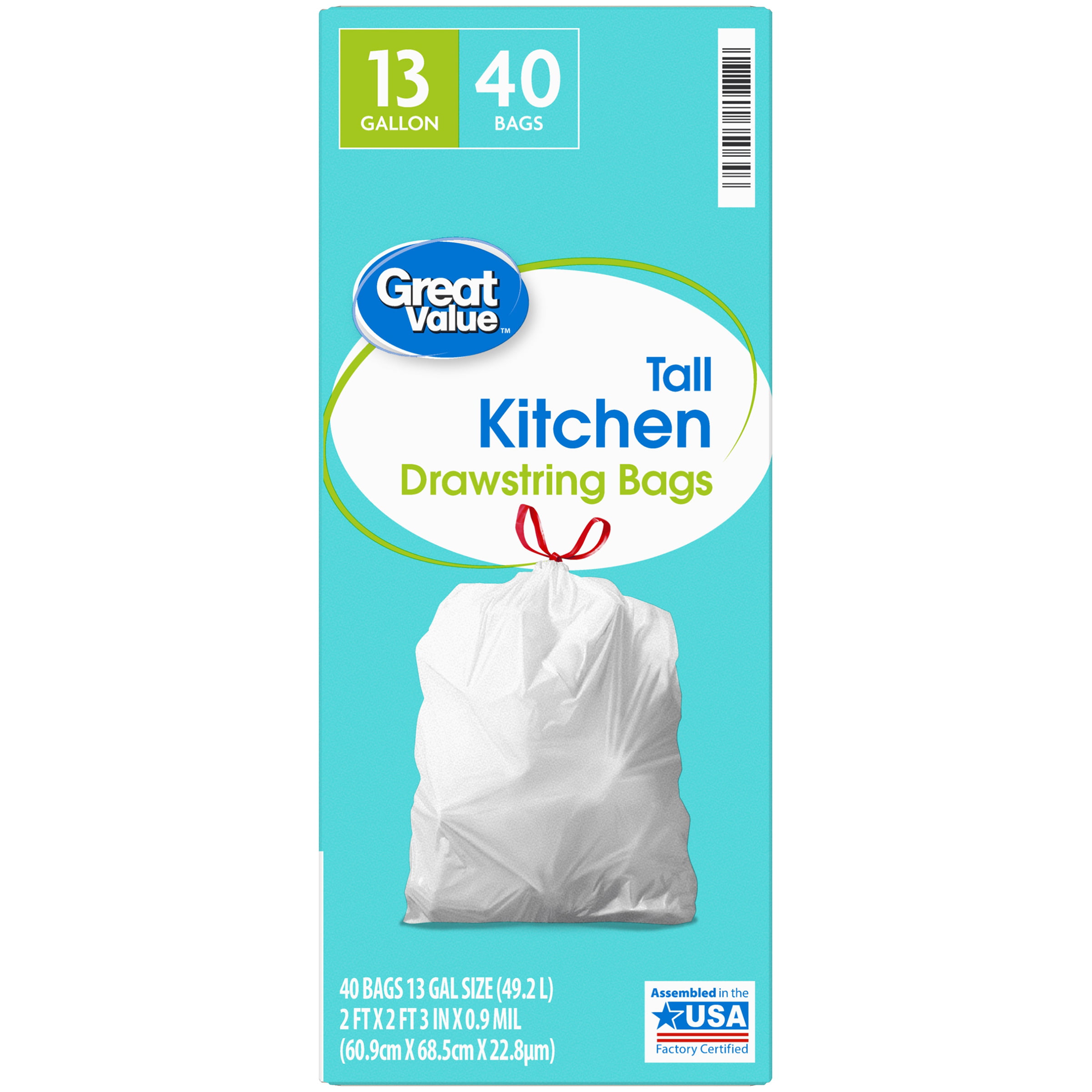 great value kitchen garbage bags        <h3 class=