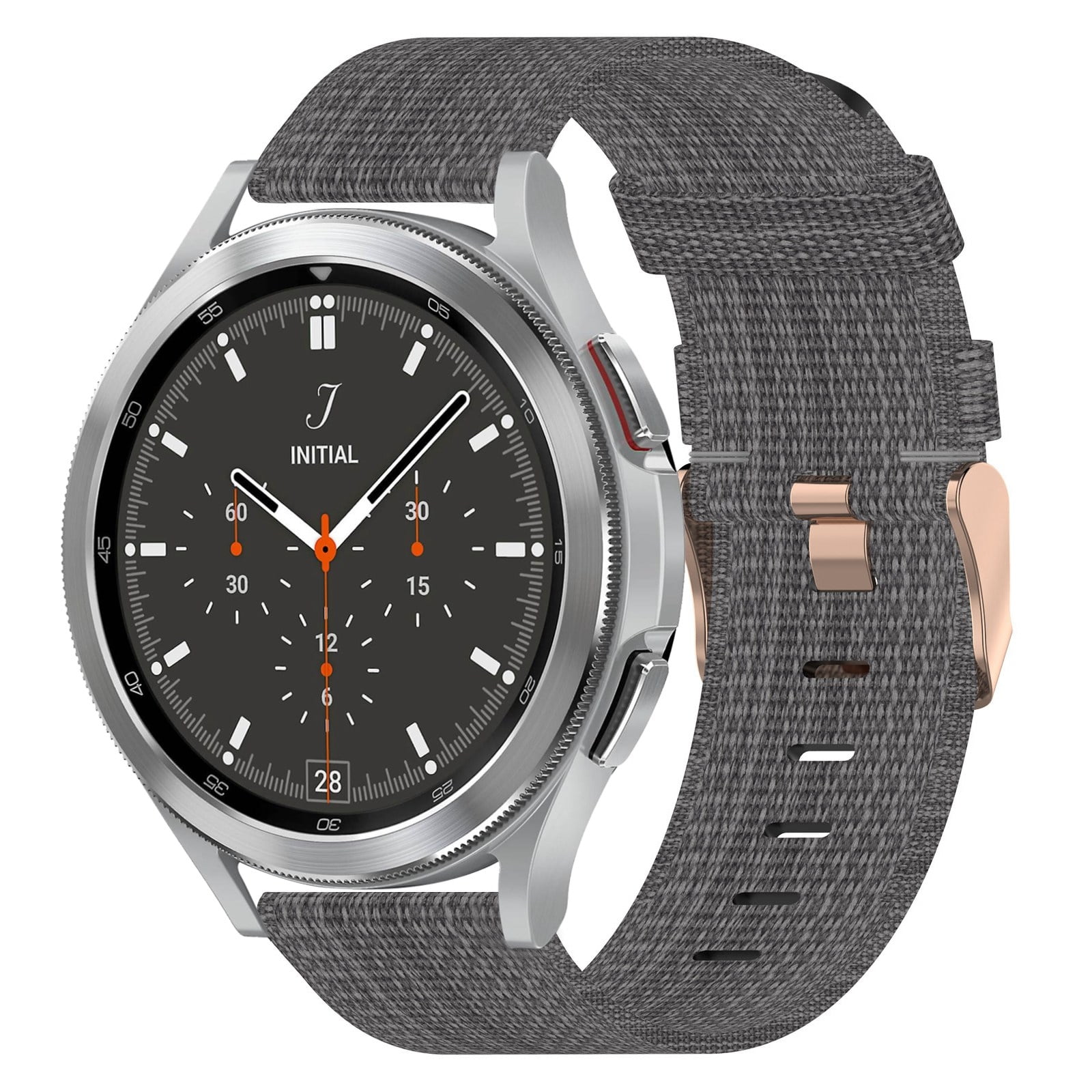 For Samsung Galaxy Watch 4 Classic 46mm 20mm Nylon Woven Watch Band - Walmart.com