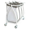 thumbnail image 3 of Seville Classics Chariot de Tri à Linge Inclinable Premium à 3 Sacs, 3 of 4