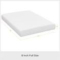 thumbnail image 3 of Topeakmart 8 Inch Full Size Gel Memory Foam Mattress, Medium Firm, Green Tea Infused, 3 of 7