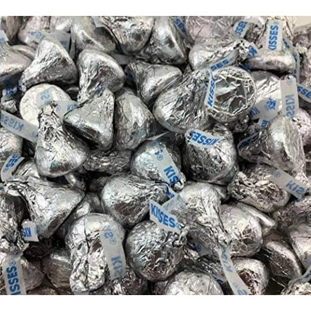 Hershey's Kisses, Milk Chocolate in Silver Foil (Pack of 2 (Best Types Of Kisses)