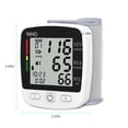 thumbnail image 4 of EHIG Wrist Blood Pressure Monitor,Voice Large LCD Display Adjustable Wrist Cuff 5.3-7.7 inch with 2 Users 180 Memory, 4 of 7