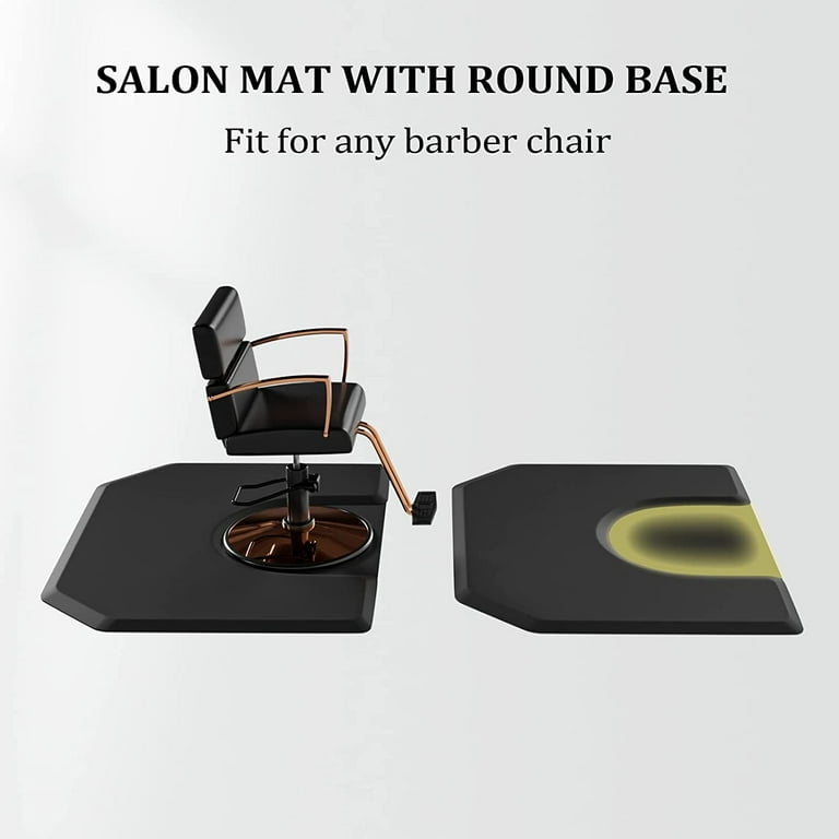 Chaise De Sol Tapis De Sol Anti-Fatigue Salon Coiffure 4x5 Pieds - Épais Et Confortable Tapis PVC Mousse Pu