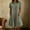 *Army Green, variant on Women's Collared Short Sleeve Shirt Dress,Casual Button Front Ruffle Hem A-Line Dress with Pockets Light Blue,Women's Plus L