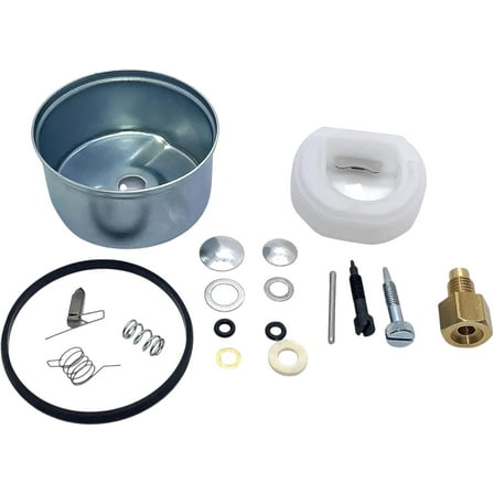 Carburetor Carb Repair Rebuild Kit 632347 with Float and Bowl for Tecumseh, for Coleman Generator Snowblower 6HP 8HP 10HP HM100 HSMK80 Engine Replacement for 631951 632019a 631700