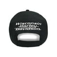 thumbnail image 3 of Harley-Davidson Men's Embroidered H-D Curved Bill Adjustable Baseball Cap- Black, Harley Davidson, 3 of 3