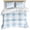 Blue, variant on 3 Piece Blue Checkered Duvet Cover Set California King, Microfiber Comforter/Quilt Cover with Corner Ties and 2 Pillowcases, Blue White Buffalo Plaid All Season Soft Bedding with Zipper Closure
