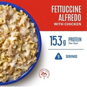 (6 Cans Pack) Newly Launched Mountain House Fettuccine Alfredo with Chicken #10 Can Freeze Dried Survival & Emergency Camping Food | 24 Servings can