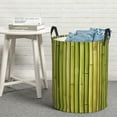 thumbnail image 6 of Goofa Green Bamboo Fence Printed Circular Hamper,Laundry Basket with Handles,Storage Baskets Foldable,Large Capacity Laundry Hamper-Small, 6 of 6