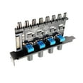 thumbnail image 3 of serony 12V Computer PC Case Cooling Fan Hub Regulator 4Pin 3Pin Speed Controller 6, 3 of 4
