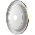 thumbnail image 4 of Ekena Millwork 22"OD x 3 1/2"ID x 1 1/2"P Traditional Thermoformed PVC Ceiling Medallion (Fits Canopies up to 13 1/2"), Bright Coat Copper, 4 of 10