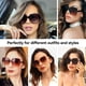 thumbnail image 5 of Gafas de sol Dollger Oversized Square con protección 100% UV, 5 of 6