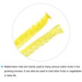 thumbnail image 4 of Uxcell Watermelon Nets Hanging Melon Hammocks with Loop-Style Closures Reusable Fruit Net Bag for Garden Yellow 23.62Inch, 4 of 7