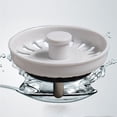 thumbnail image 3 of 1Pc Kitchen Sink Basket Strainer Waste Plug Coloured White Plug Diameter: 74mm, 3 of 10