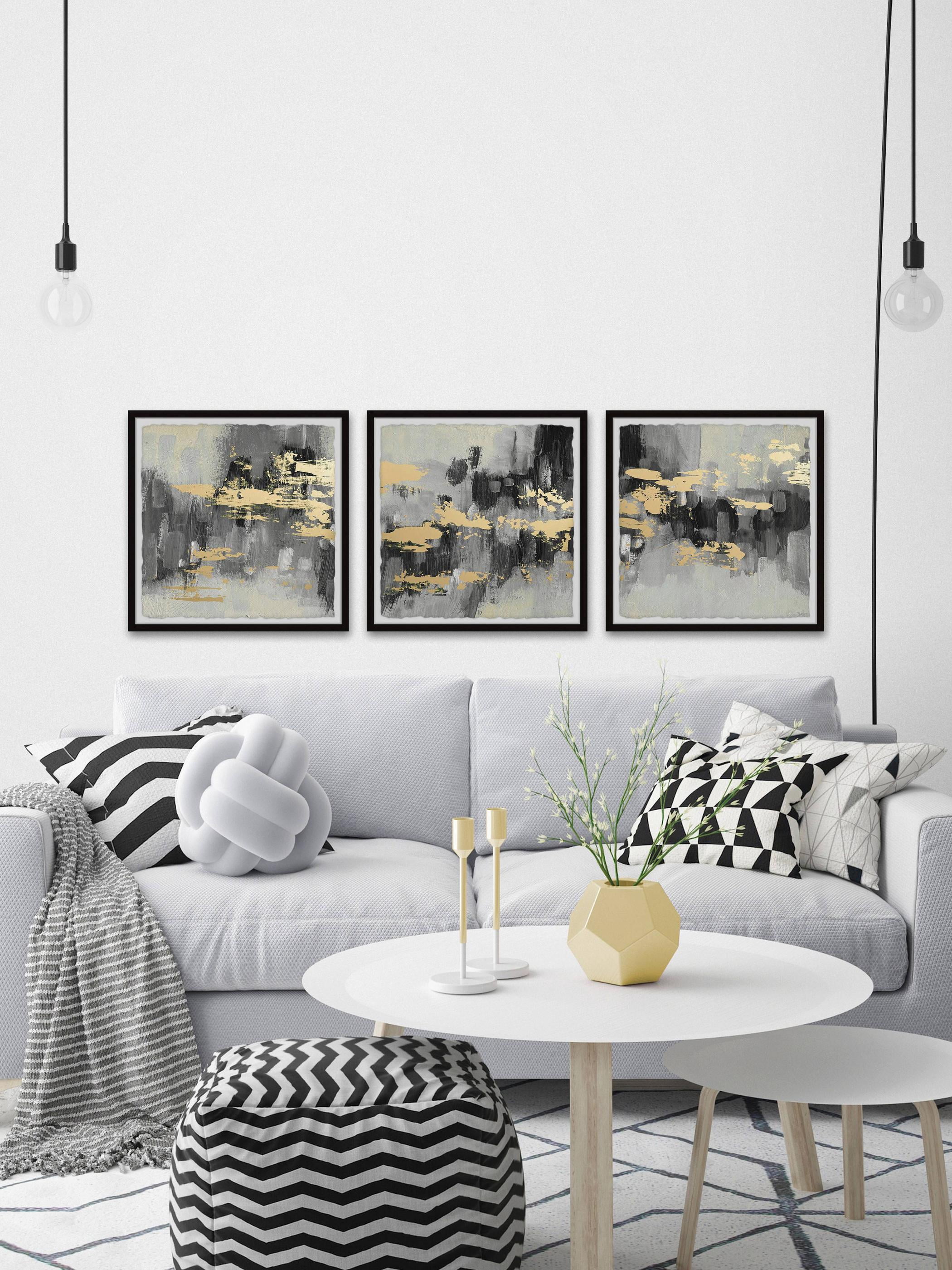 Golden Dusk Triptych