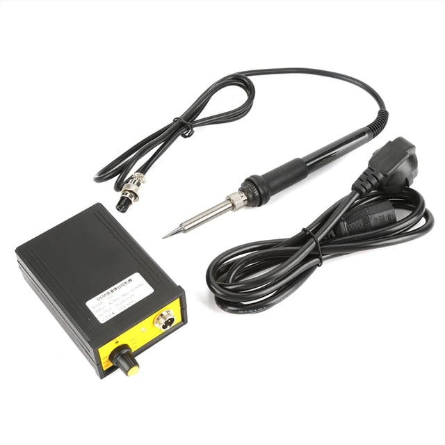 Estación de soldadura de temperatura ajustable GSM-T19 de 60 W con soporte de soldadura (enchufe estadounidense de 110 V)