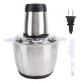 thumbnail image 2 of Compact Stainless Steel Food Processor, 300W Electric Meat Grinder 3L Powerful Pure Copper Motor Multifunctional Kitchen Assistant, 2 of 7