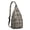 Silver-9, variant on Vintage Boho Sling Backpack – Retro Tribal Ethnic Crossbody Bag, Artistic Geometric Hiking Shoulder Bag for Women & Men, Rustic Floral Travel Daypack