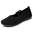 thumbnail image 5 of Wensltd Women Mary Jane Flats Elastic Band Round Toe Comfortable Walking Shoes, 5 of 9