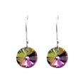 thumbnail image 3 of Juego de aretes y cadena con dije corte Xilion plata mexicana ley .925 ZVEZDA Volcan, 3 of 4