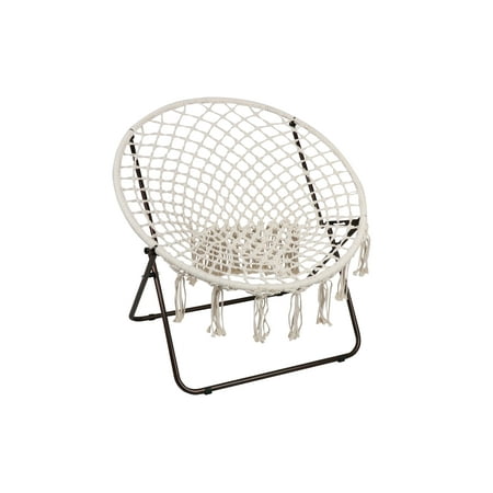 Mainstays Oversized Macrame Saucer Chair