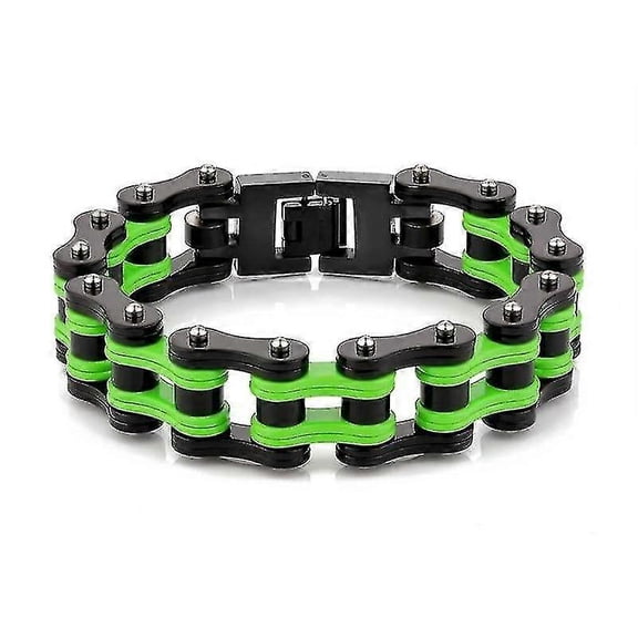 Stainless Steel Bike Bracelet, Men Biker Bicycle, Motorcycle Chain Bracelets