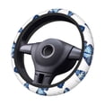 thumbnail image 3 of KLL Car Steering Wheel Cover, Universal 15 inch, Soft Elastic and Comfortable,Car Accessories Decorations-Beautiful Butterflies, 3 of 7