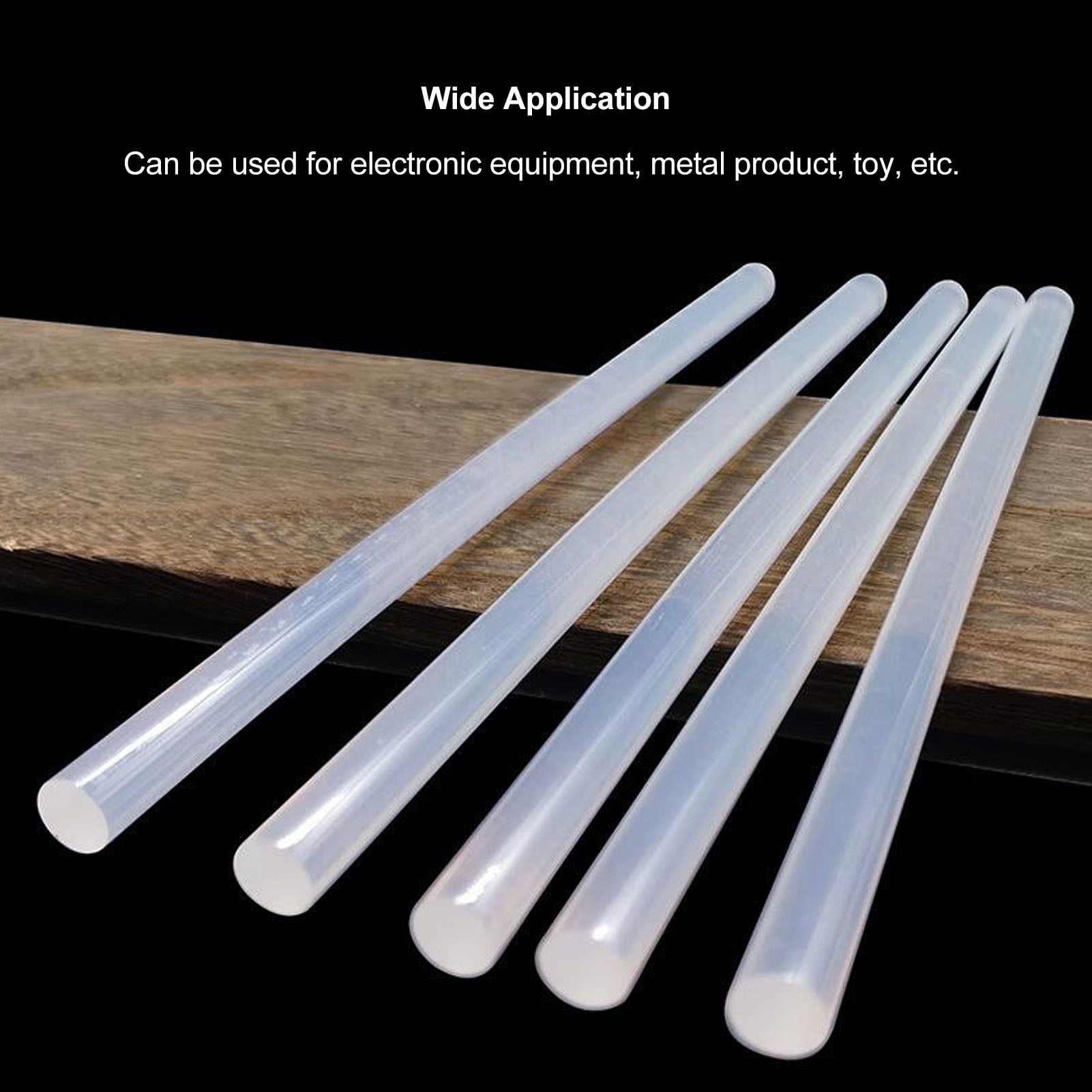 Riousery 34-Piece Hot Melt Glue Stick Set, High Viscosity Clear EVA Bars, 0.43 x 11.81 inches (11 x 300mm), Universal Fit for DIY Crafts, Home Repairs & Toy Equipment Maintenance