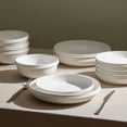 thumbnail image 6 of Stone Lain Verso 24-Piece Dinnerware Set Porcelain, White, 6 of 6