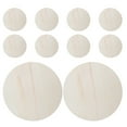 thumbnail image 6 of FRCOLOR 10pcs Unfinished Wood Craft Bases for DIY Projects Round Wooden Tags for Home Decor Graffiti and Writing Suitable for presents and Creative Decorations, 6 of 8