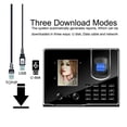 thumbnail image 4 of Attendance System Facial Recognition Time Attendance Fingerprint USB Time Clock Recorder Employee Machine For Company, 4 of 6