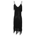 thumbnail image 4 of iiniim Women's Sequins Tassel Fringe Flapper Dance Dresses Ballroom Salsa Cha Cha Dress, 4 of 7