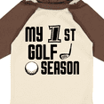 thumbnail image 4 of Inktastic My 1st Golf Season Boys Long Sleeve Baby Bodysuit, 4 of 5