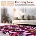 thumbnail image 2 of ODIKA 3'x5' Machine Washable Non-Slip Area Rug, Abstract Kaleidoscope Design with Bohemian Flair High Traffic Rug, Brown, 492516, 2 of 7