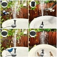 thumbnail image 3 of TSV Solar Fountain Water Pump 150L/H, 1.2W Solar Bird Bath Fountain for Outdoor Garden Pool, Pond, Fish Tank, 3 of 6