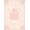 Light Pink, Pattern 1, variant on ODIKA Plush Pastel Pink Octagon Tent Featuring Decorative Emblems Fuzzy Pet Friendly & Kids Safe Play for Playroom, Bedroom, Reading Nook